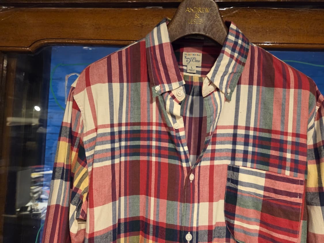 제이크루 마드라스 셔츠 상품이미지8