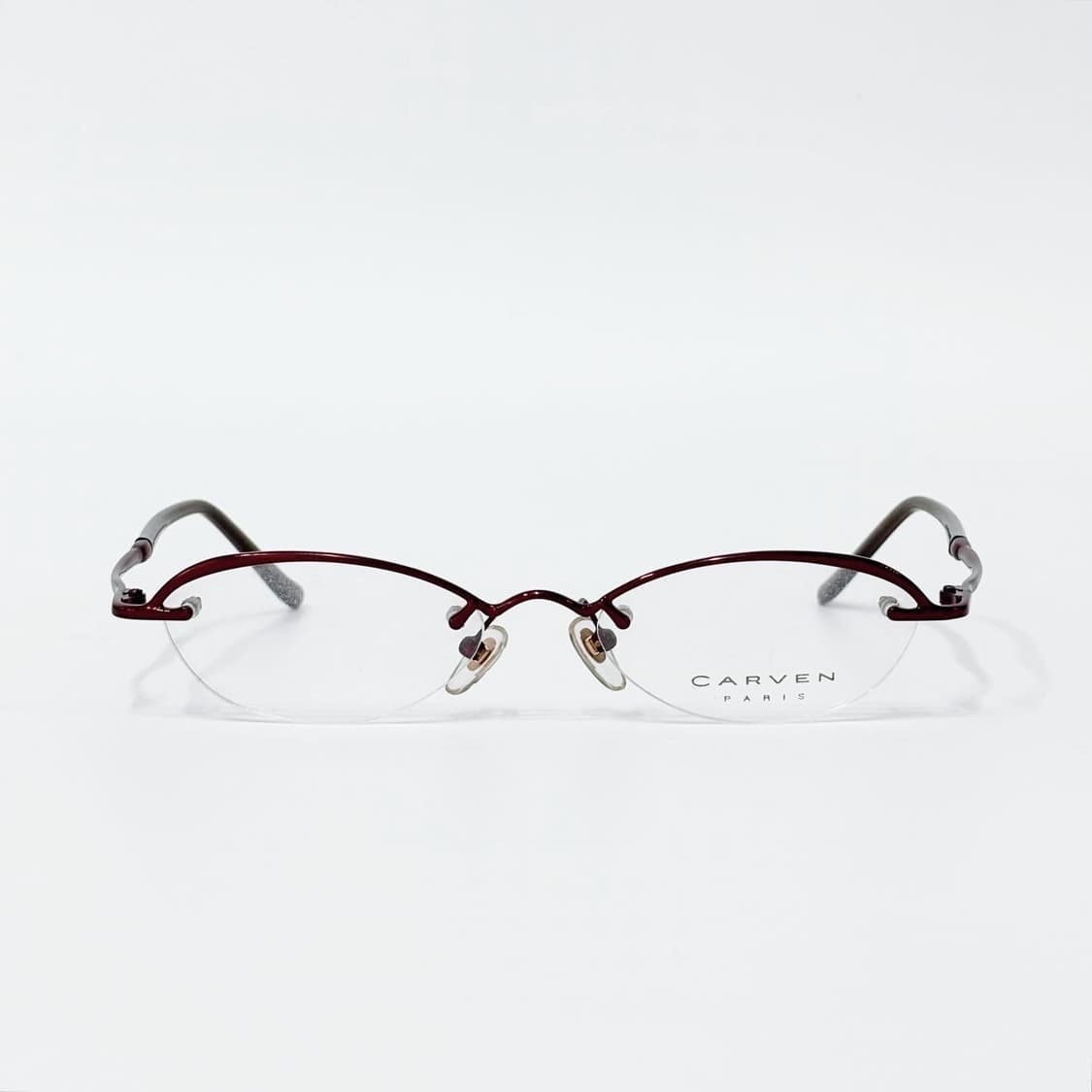 키지클럽 CARVEN 버건디 데드스탁 빈티지안경 상품이미지1