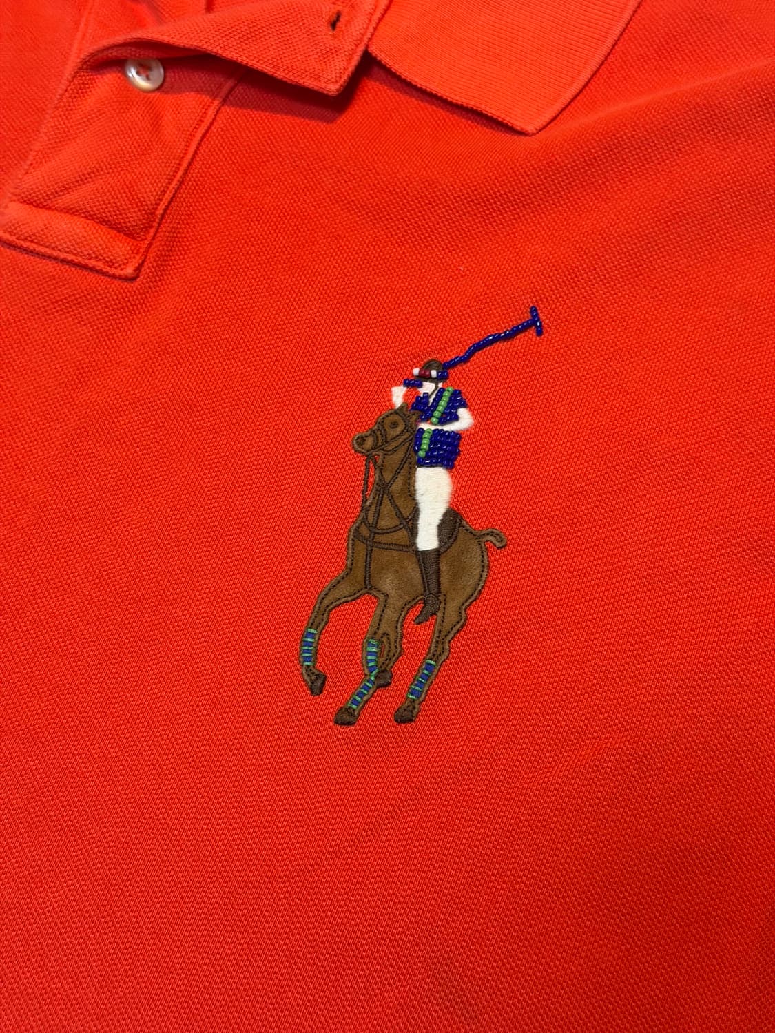 폴로 랄프로렌 빅포니 치프키프 카라티 오렌지 상품이미지2