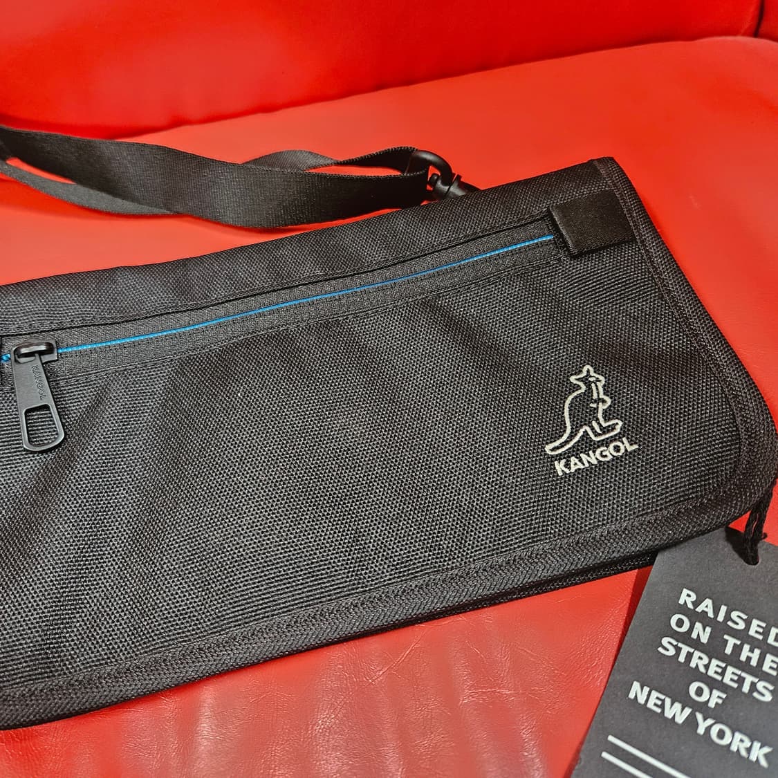 (새상품) 캉골(KANGOL) 미니 나일론 크로스백 상품이미지3