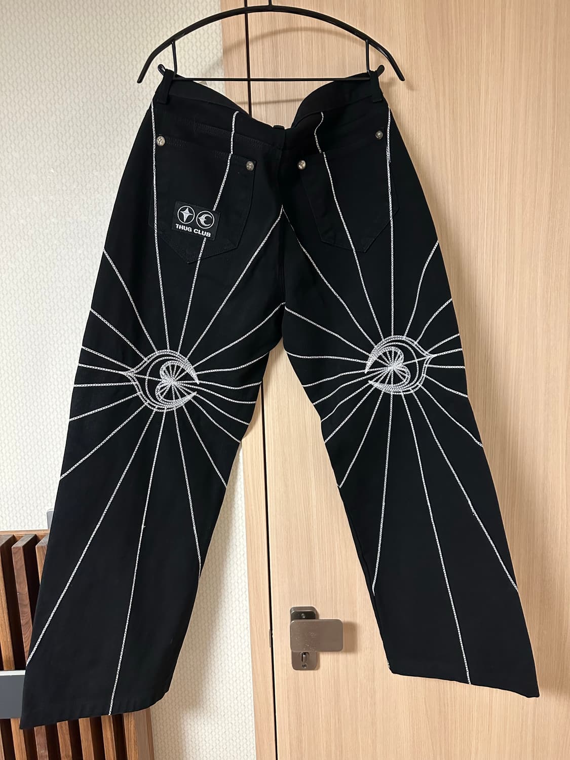 떠그클럽 chain stitch denim pants 상품이미지3