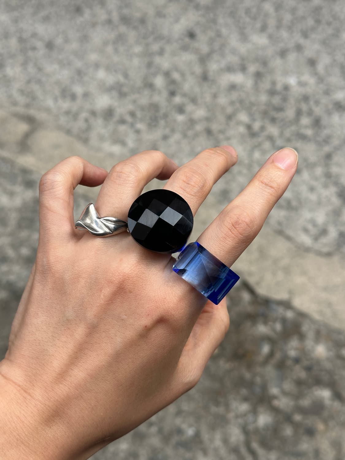 Vintage Glass Ring🧿 상품이미지3