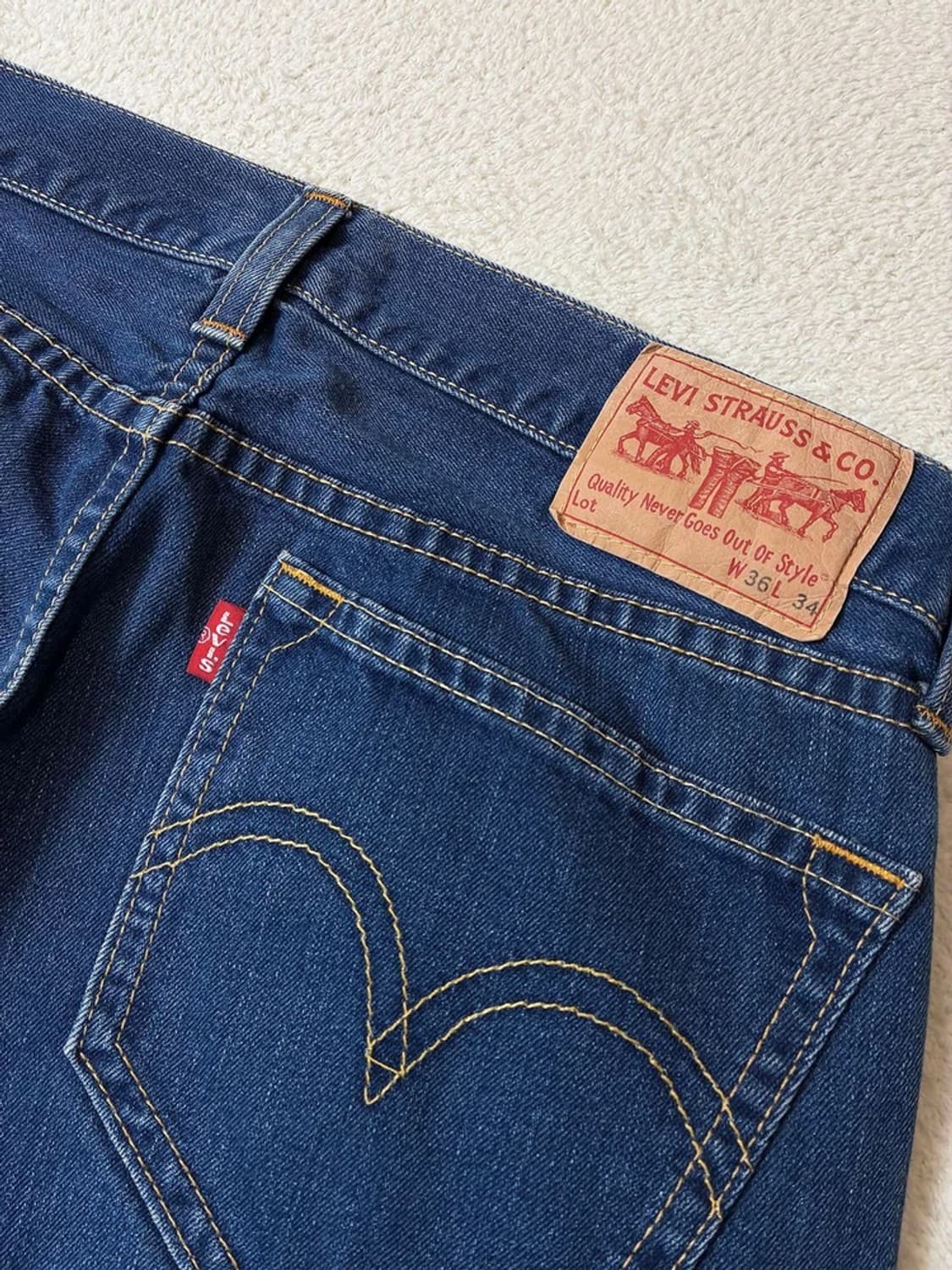 리바이스 00s 타입1 리얼 루즈 데님 팬츠 PN6790 상품이미지7