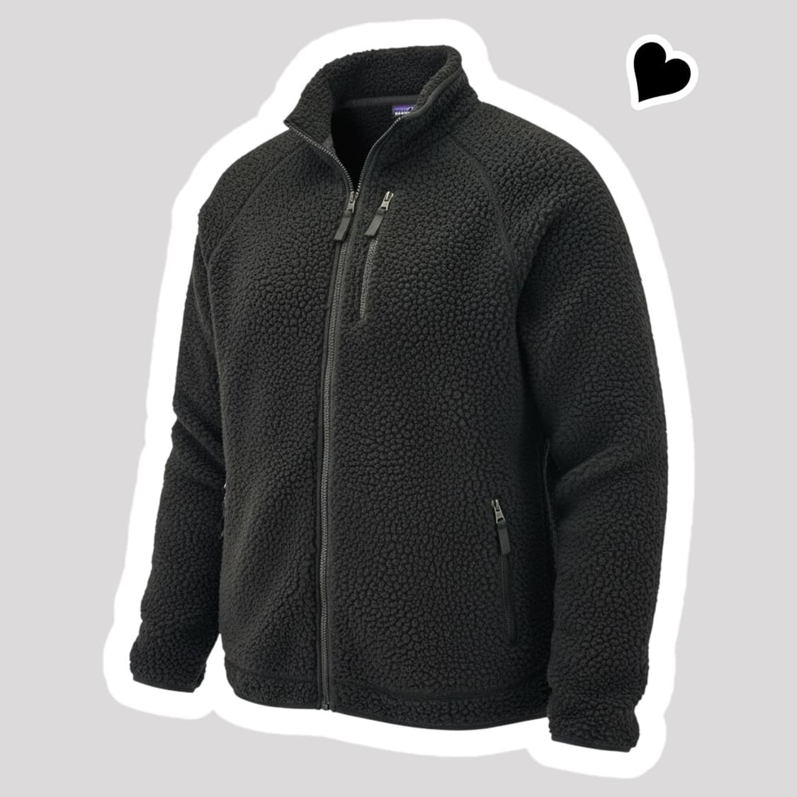 빅사이즈 파타고니아 블랙 레트로 후리스 자켓 상품이미지1