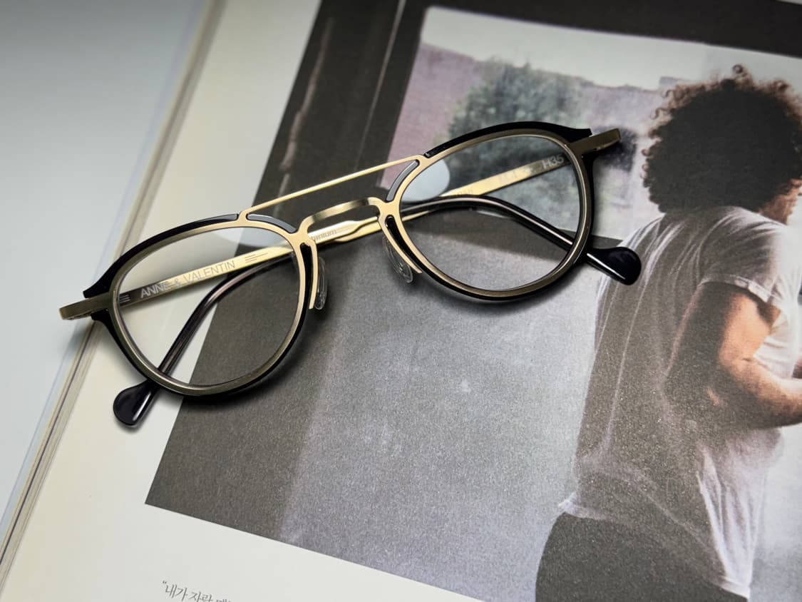 안네발렌틴 미니멀리스트 투브릿지 티타늄 안경 0188 상품이미지1