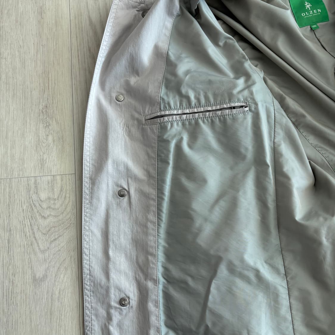 올젠 라이트 그레이 자켓 집업 상품이미지5
