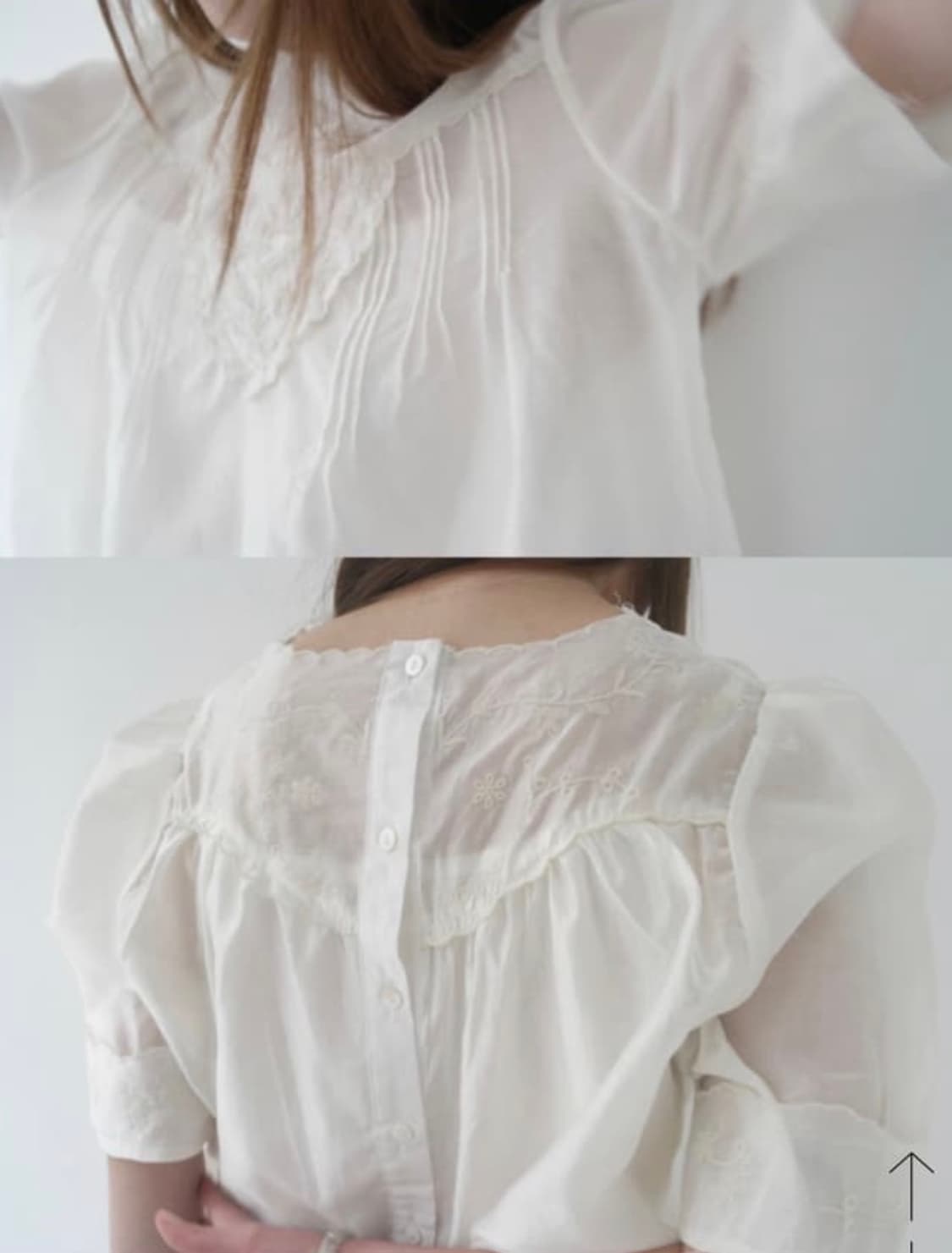 Chiyagi 오간자 블라우스 set 상품이미지4