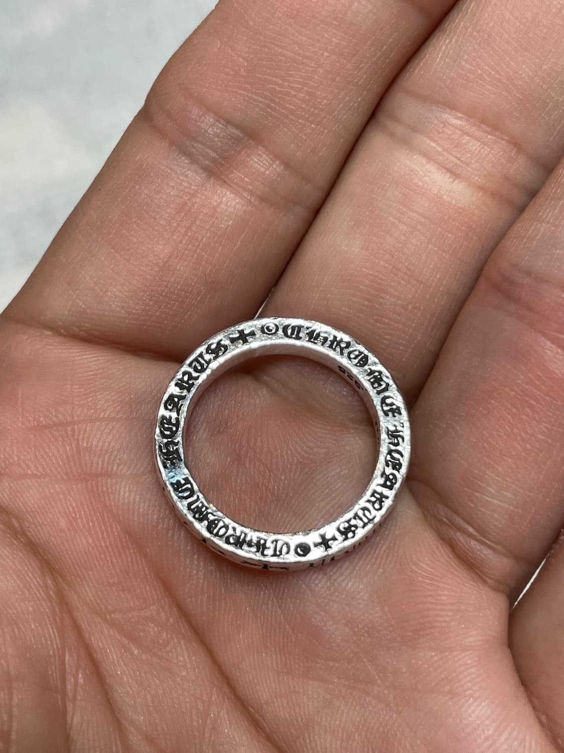 [US7.5] 크롬하츠 퍽유링 3mm 국내영수증, 풀구성 상품이미지2
