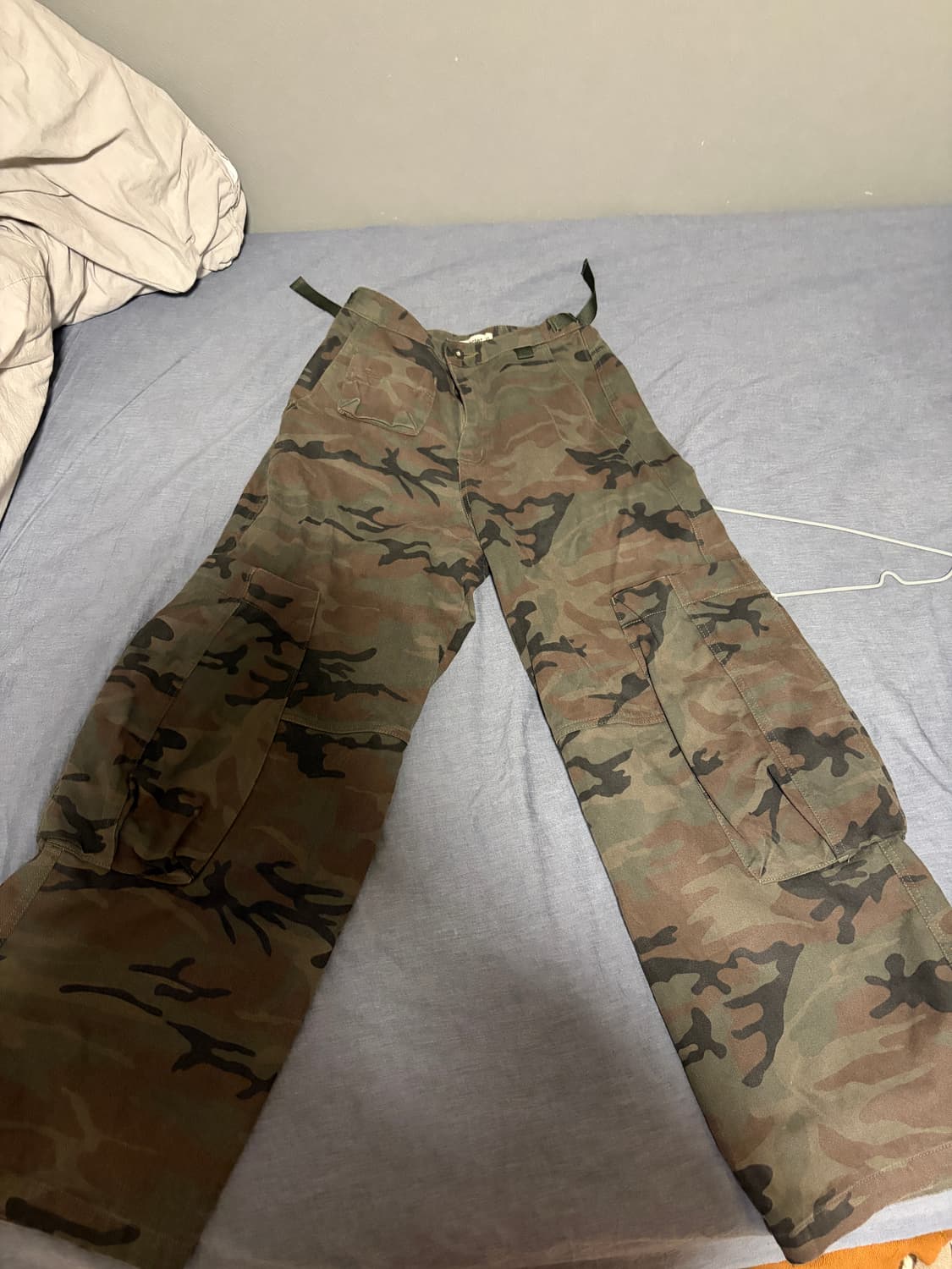 카락터 럼핑 카고 팬츠 카모 00사이즈 상품이미지3