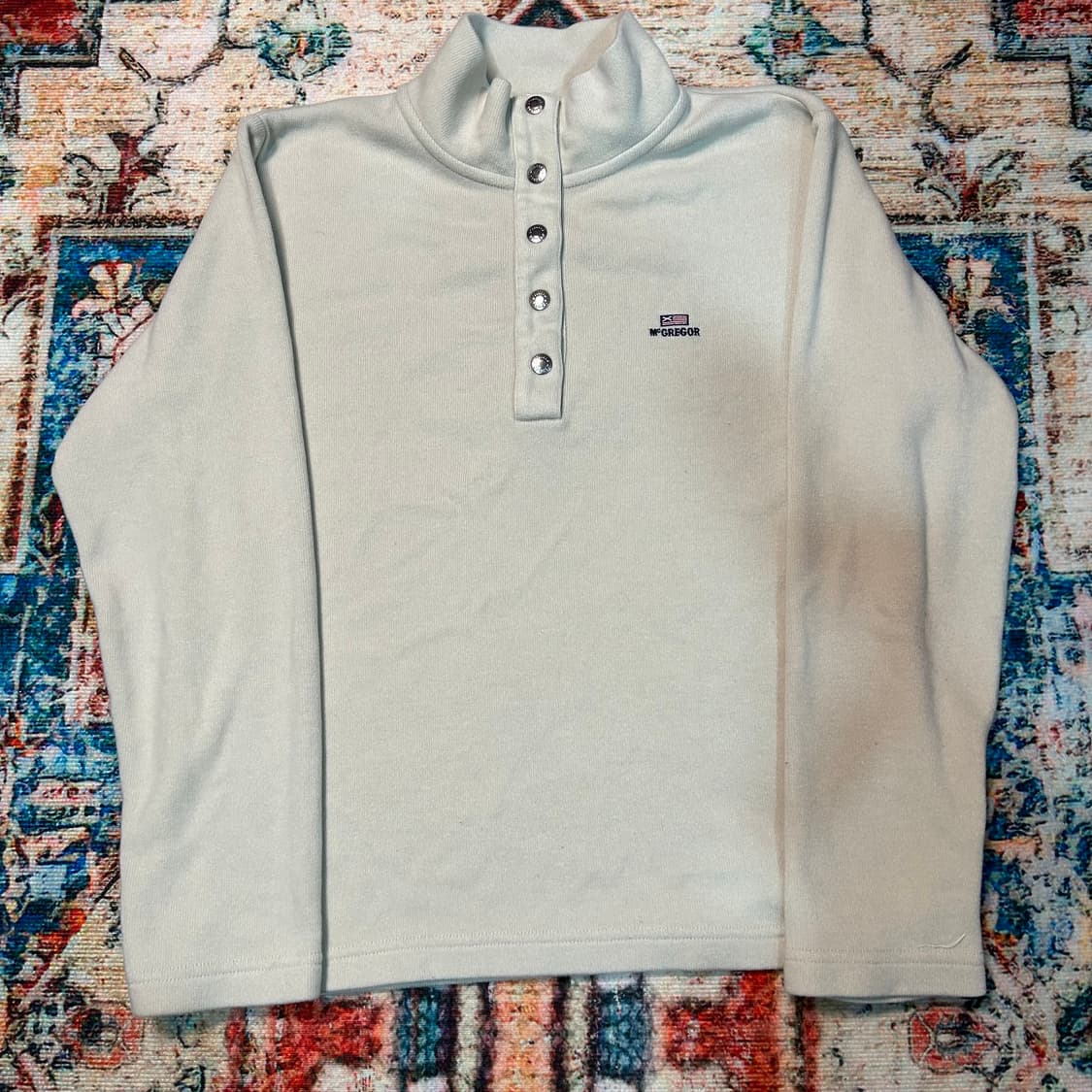 [M] 맥그리거 스탠드 카라 헨리넥 니트 상품이미지1