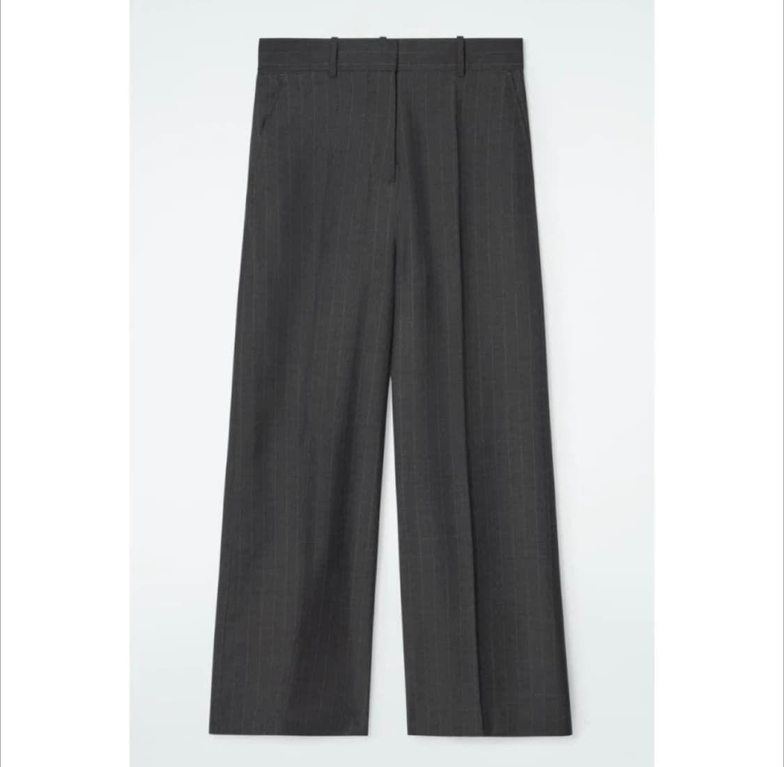 [40] 코스 cos 와이드 레그 핀스트라이프 슬랙스 상품이미지3