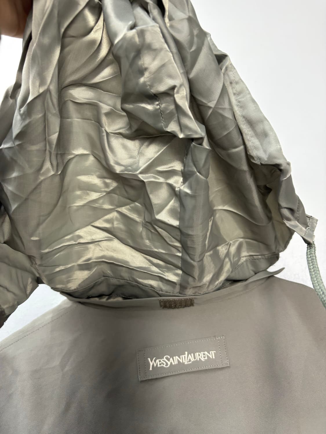 입생로랑 스몰로고 라이트카키 폴리자켓 A3098 상품이미지9