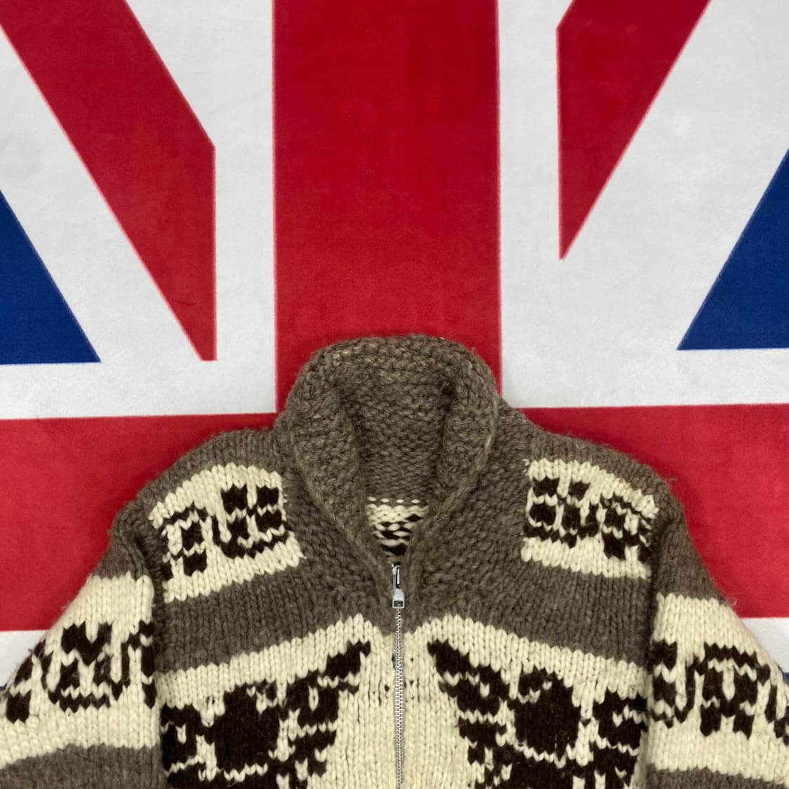 빈티지 헤비울 코위찬 실측XL  상품이미지2