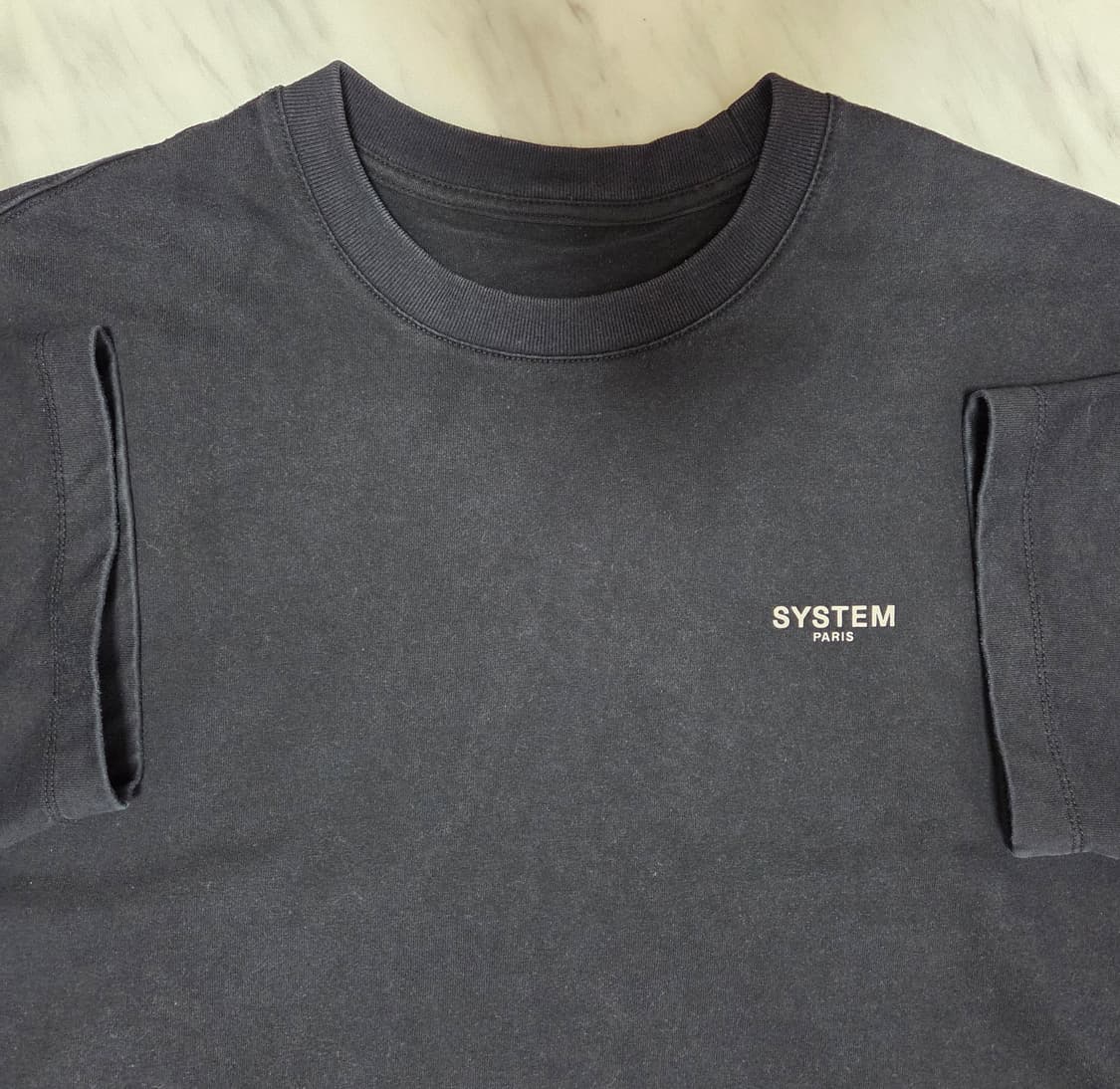 시스템옴므 프린트 반팔 티셔츠 상품이미지7