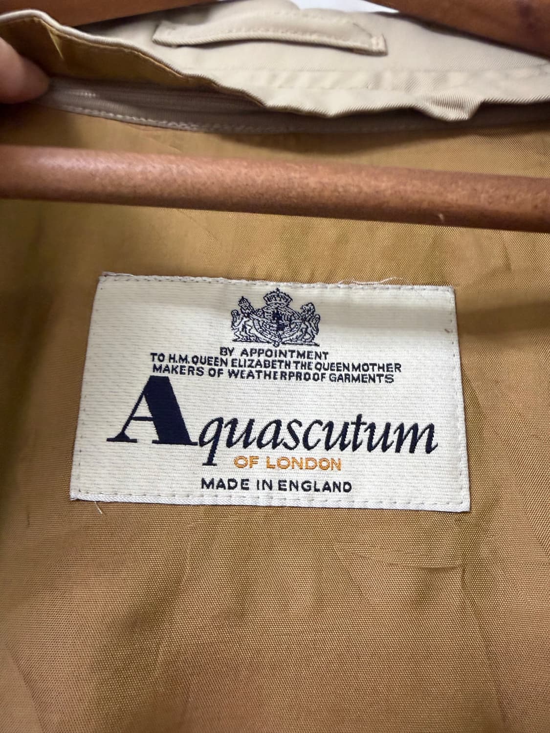 아쿠아스큐텀 Aquascutum 영국제 발마칸 코트  상품이미지6