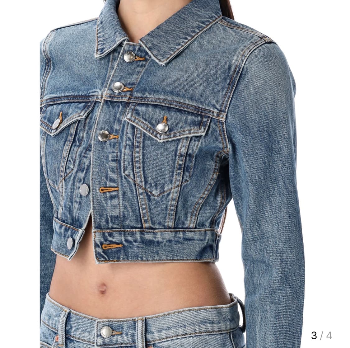 알렉산더왕 크롭 데님자켓 s 상품이미지1