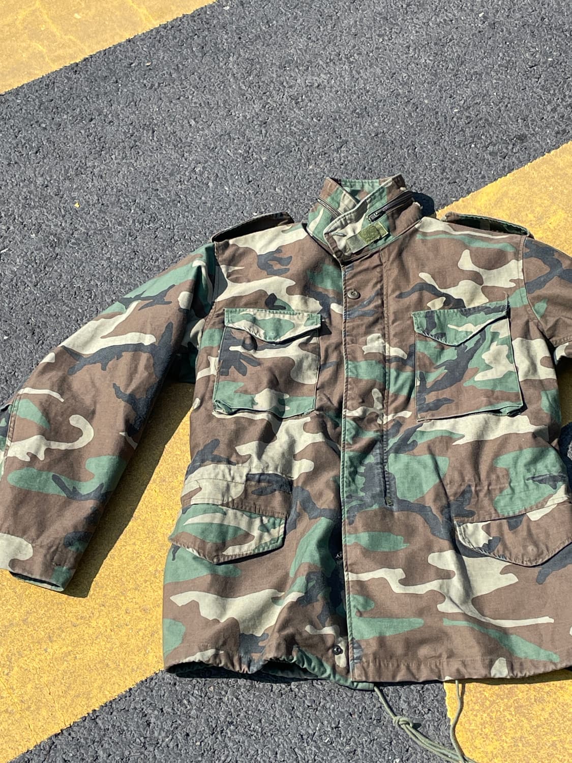 80's 알파인더스트리 우드랜드 m65 야상 상품이미지5