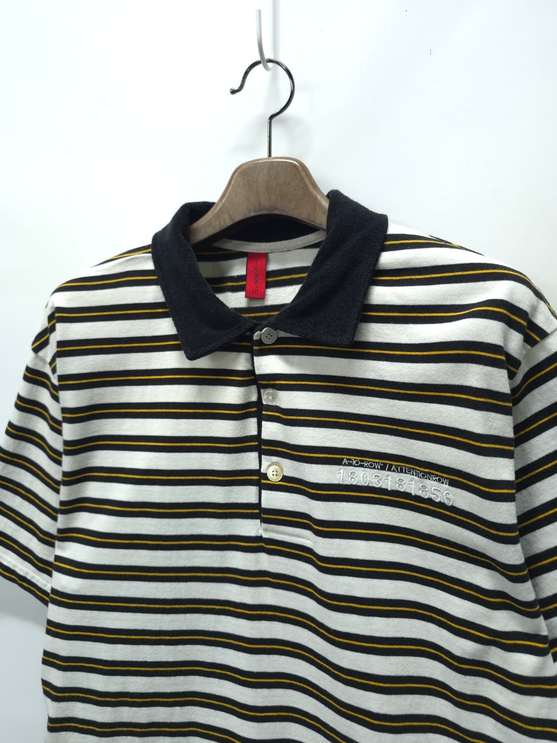 어탠션로우 오버핏 카라 반팔 ( 105~110 ) 상품이미지3