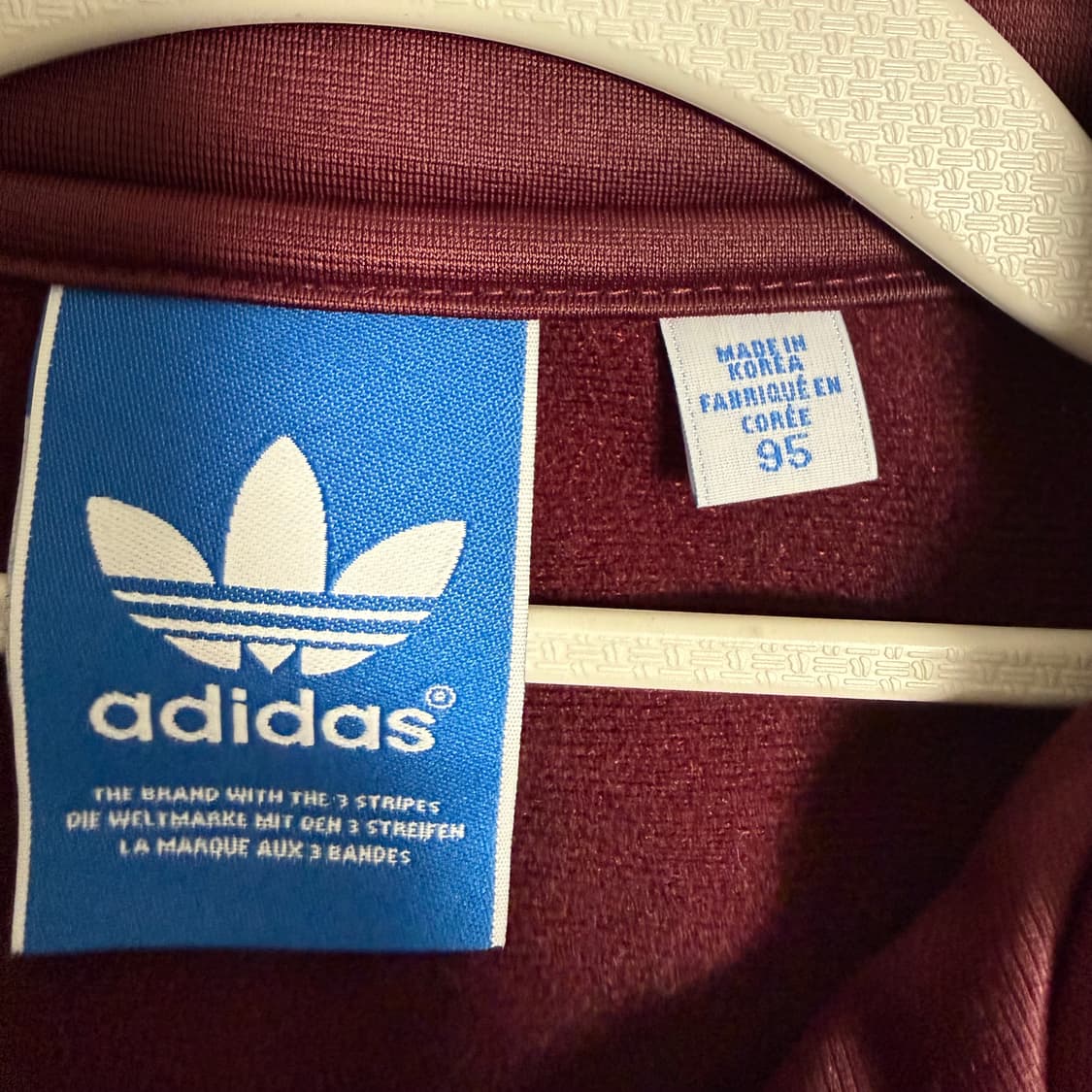 아디다스 파이어버드 져지 버건디 민트 95 스카이블루 트랙탑 상품이미지3