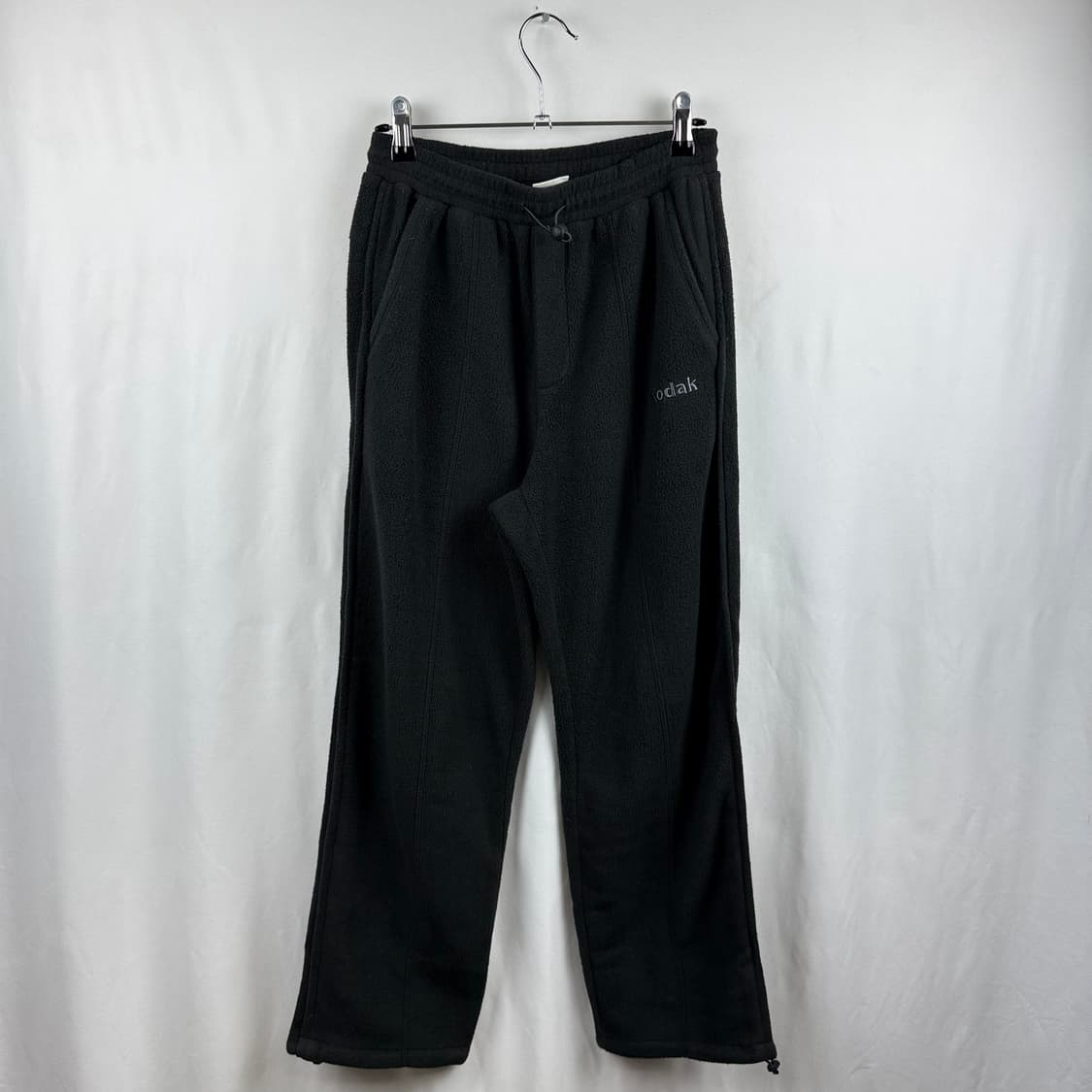 (S) 코닥 플리스 스트링 팬츠 블랙 상품이미지2