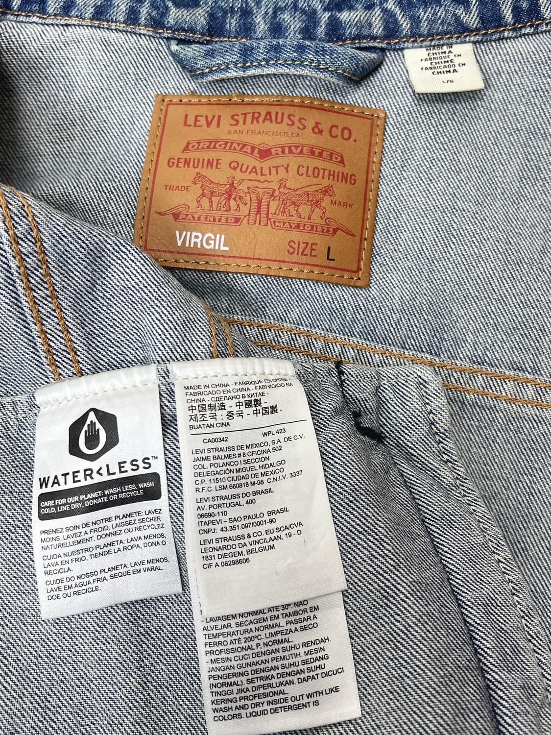 리바이스 빅E 프리미엄 데님 트러커 자켓  상품이미지7