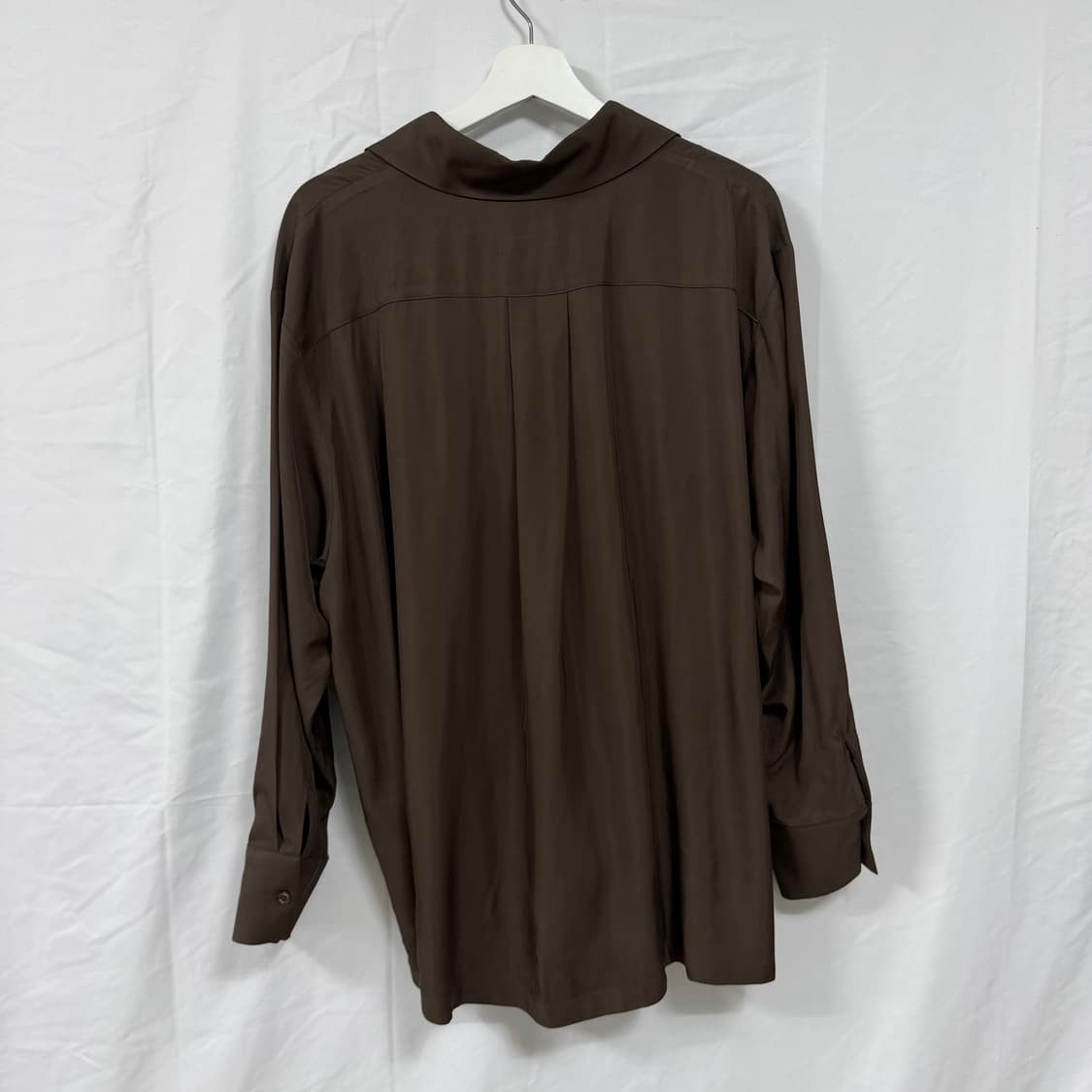 SUAMAR (수아마르) 오픈카라 투웨이 오버핏 셔츠 (새상품) 상품이미지5