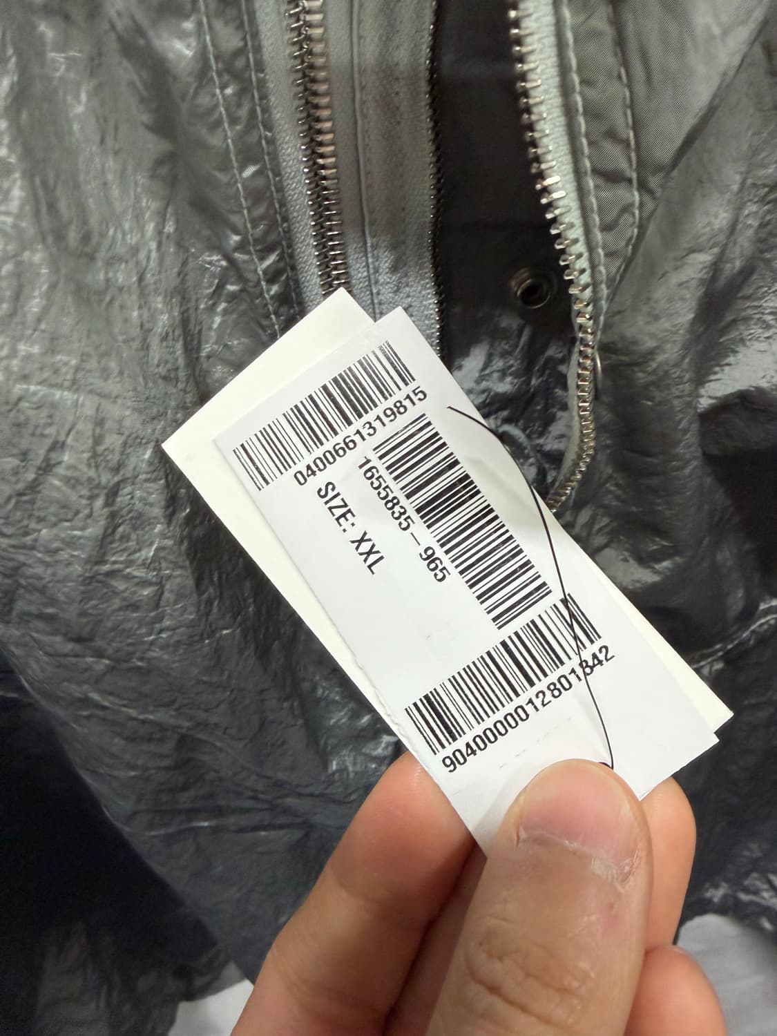 스톤아일랜드 나일론 메탈 에코닐 자켓 [XXL] 상품이미지4