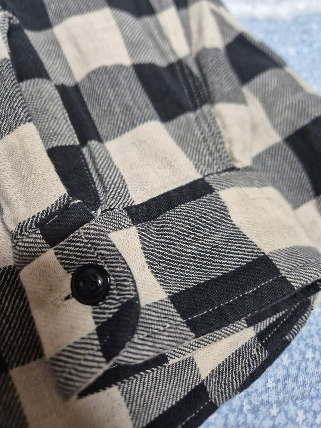 [L] 판매 or 교 L>M /  RRL 더블알엘 버팔로 체크 워크셔츠 상품이미지4