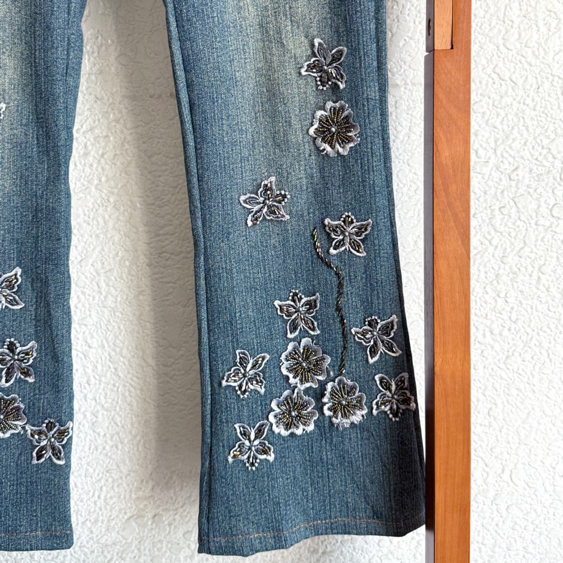 서리 내린 꽃길 데님 팬츠 상품이미지3