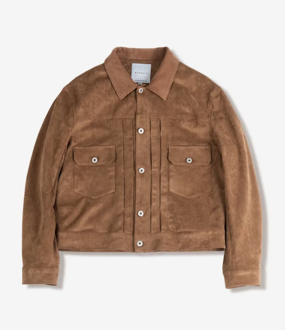 머드솔트 스웨이드 트러커자켓 타입2 카멜 상품이미지1
