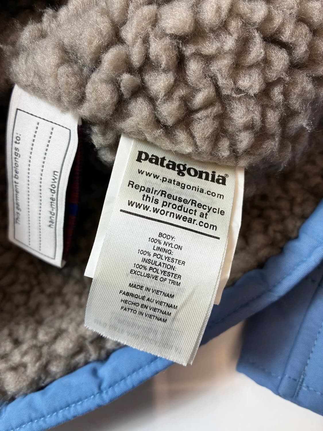 파타고니아 18ss 양털 인퍼노 후디 자켓 PN8422 상품이미지8