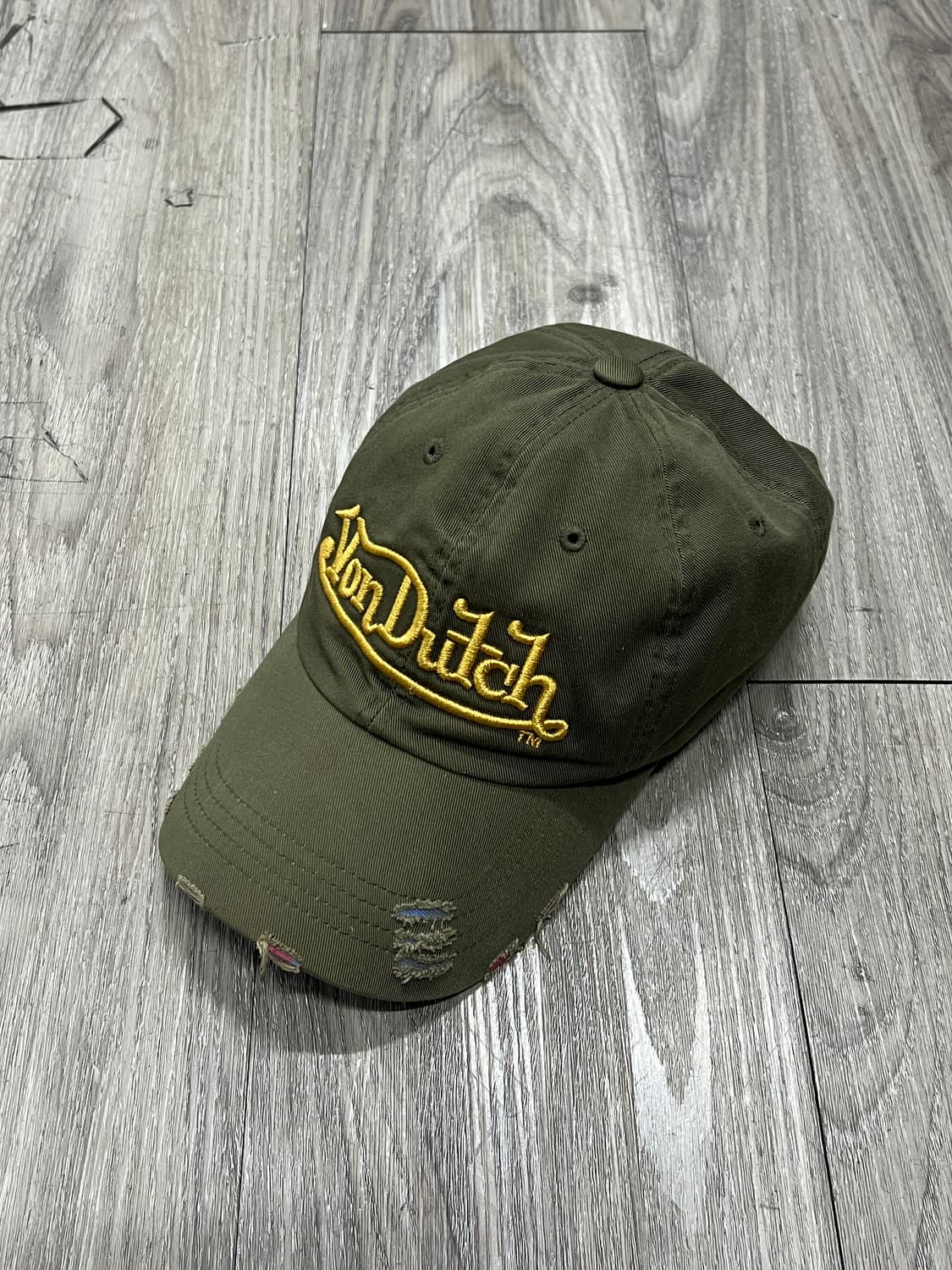 Von Dutch 본더치 Y2K 카키 볼캡 상품이미지1