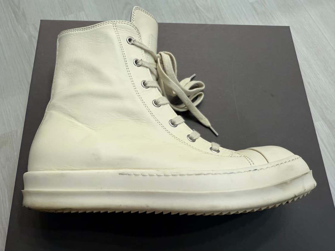 릭오웬스 라몬즈 릭컨 컨버스 밀크 41 상품이미지8