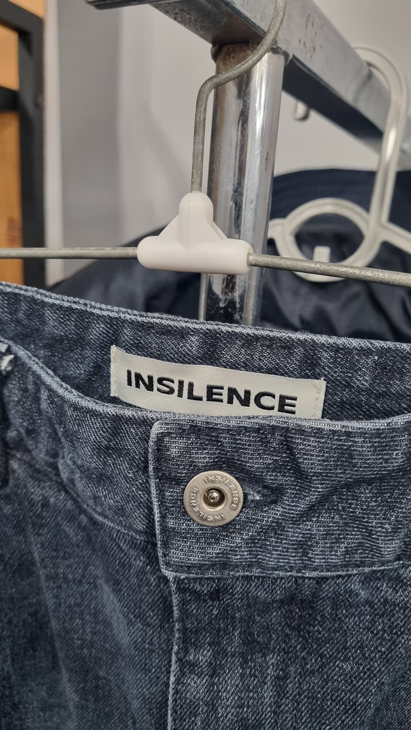 인사일런스 주름 원턱 와이드핏 데님 청바지 32(단면42) 상품이미지2