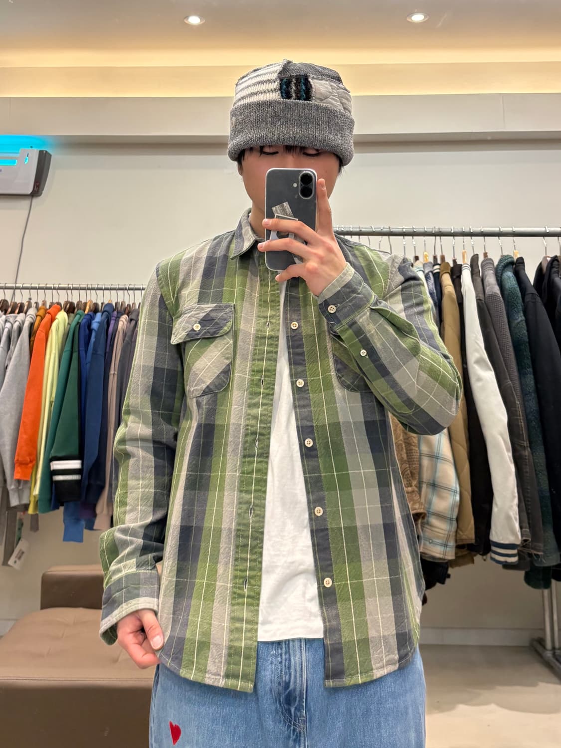 리바이스 웨스턴 체크 셔츠 상품이미지8