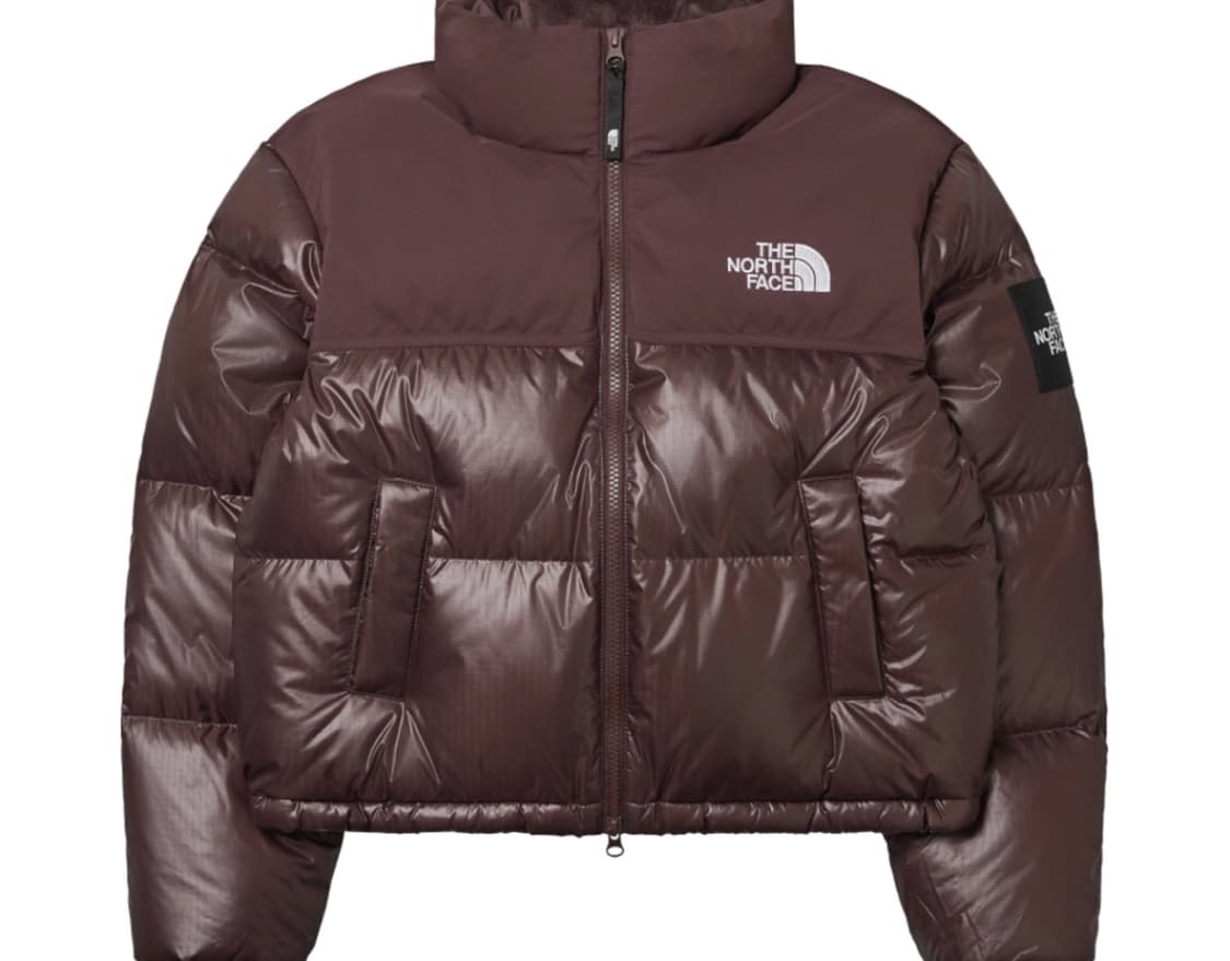 노스페이스 눕시 다운 자켓 코코아브라운 상품이미지1