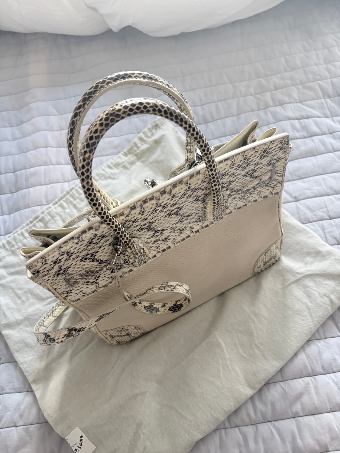 싱가포르 콴펜 악어가죽 백 상품이미지2