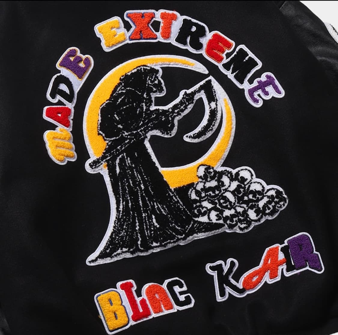 Black air 바시티 자켓 상품이미지4