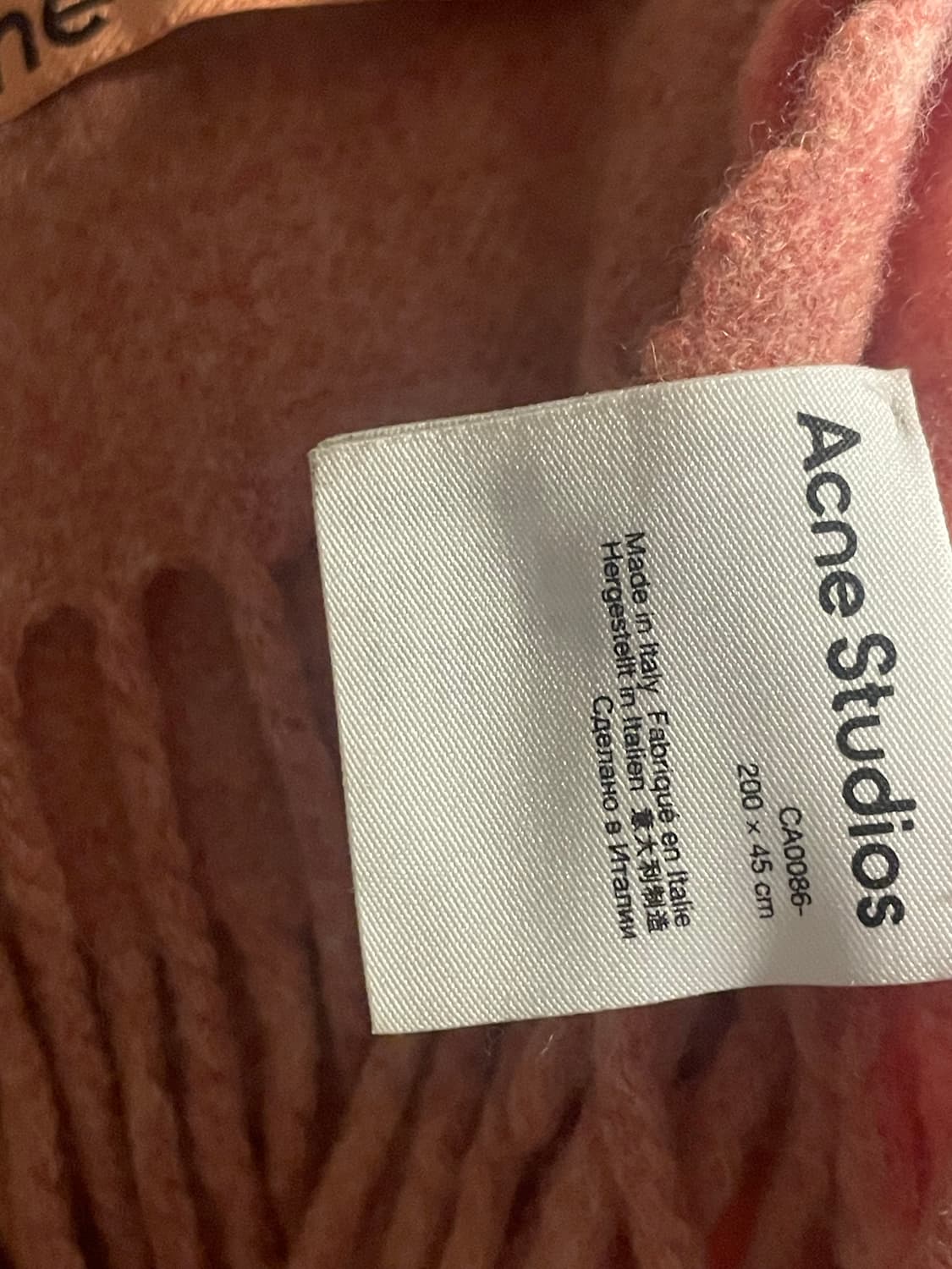 아크네스튜디오 로즈 멜란지 머플러 상품이미지2