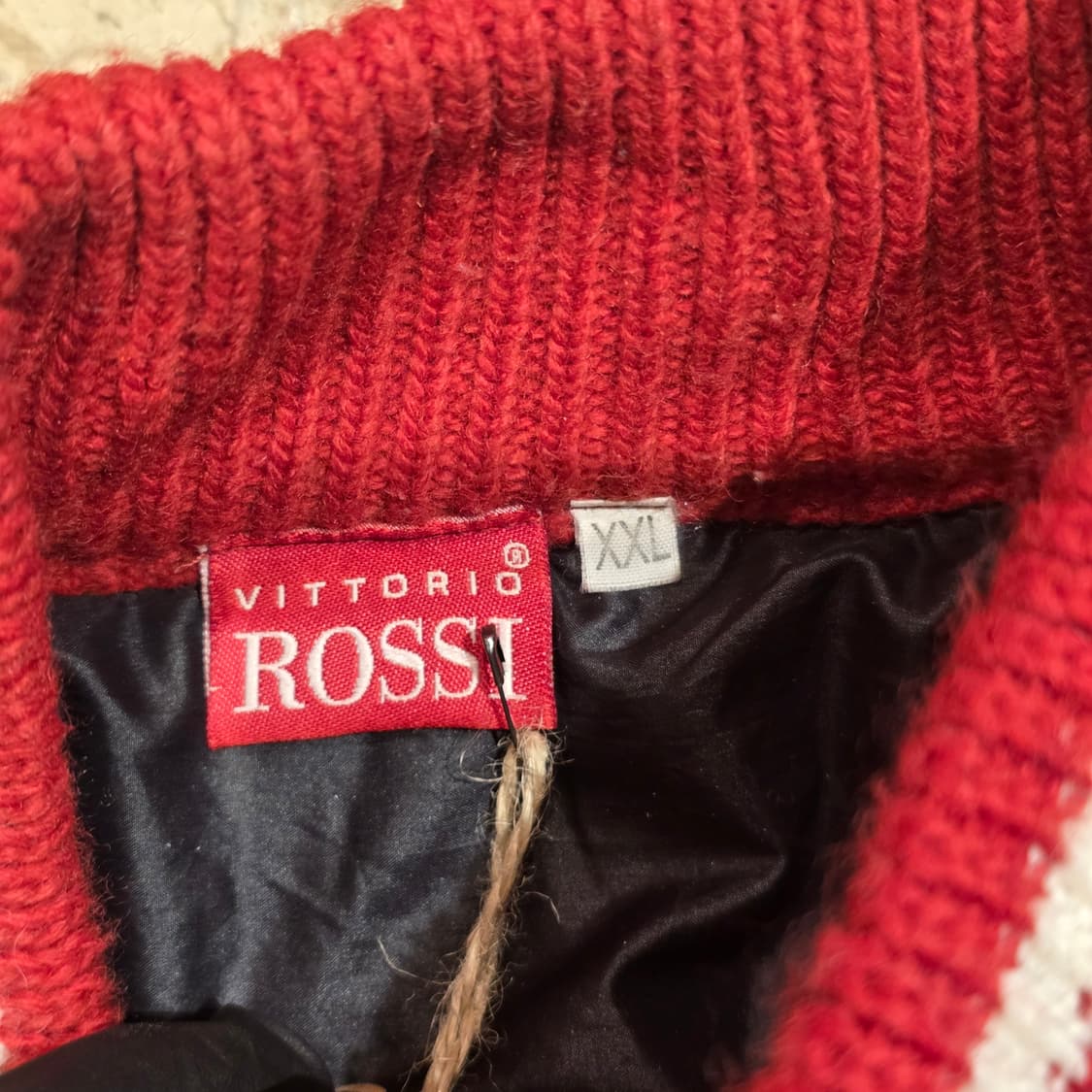 90s Vittorio Rossi 하프집업 노르딕 스웨터 상품이미지4