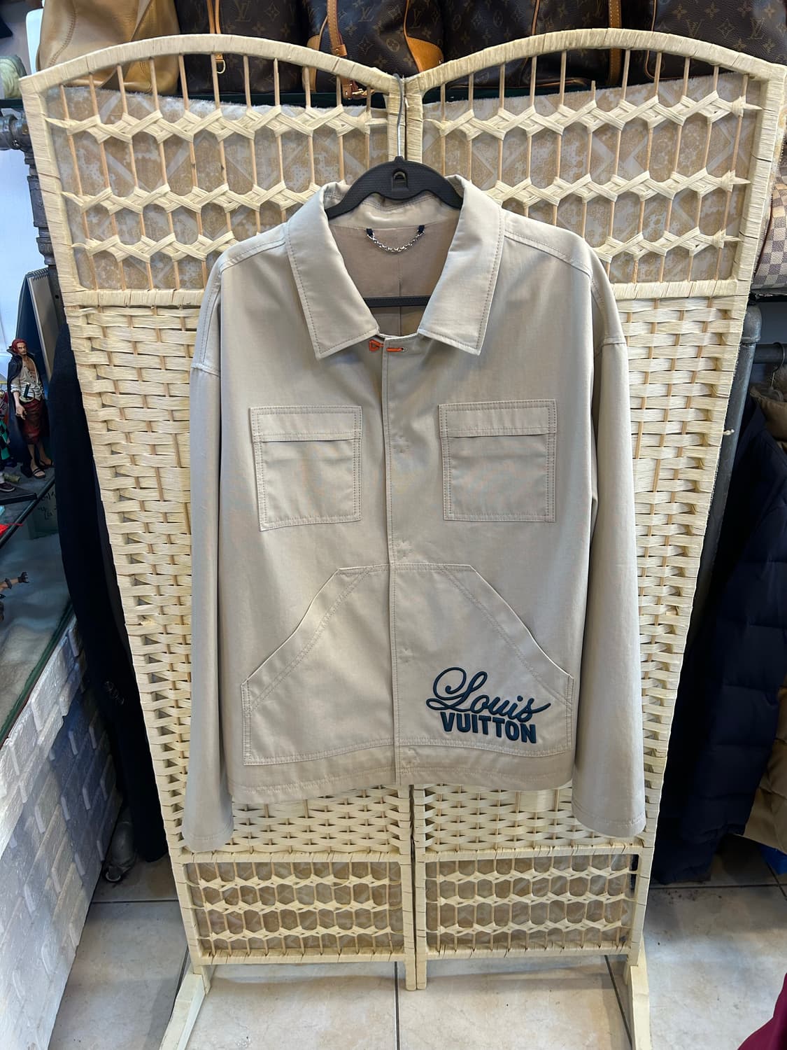 54/110/22ss 정품 루이비통 자수로고워크자켓팜 상품이미지1