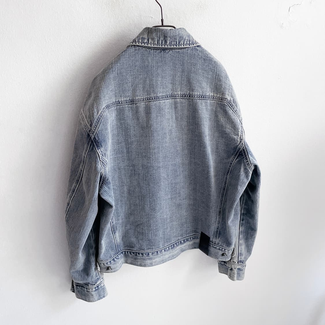 노이어 오버핏 크롭 데님 자켓 상품이미지6