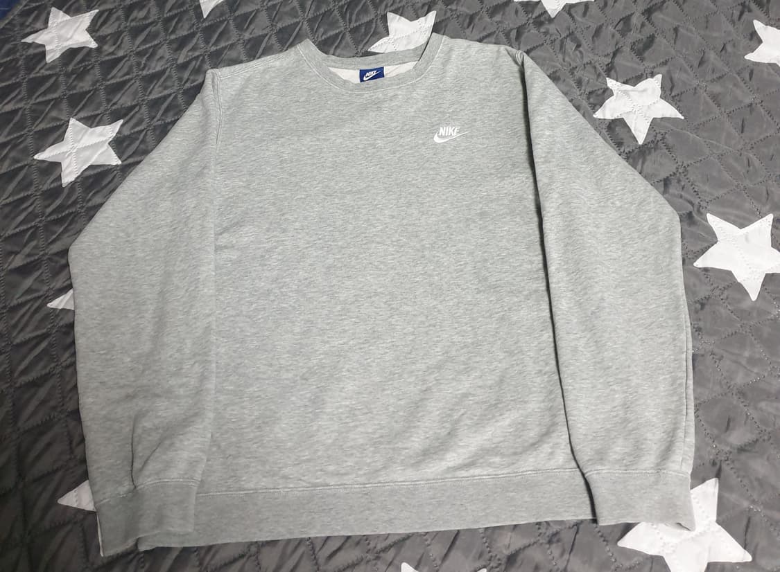 나이키 클럽 프렌치테리 크루 맨투맨 그레이 (L) 상품이미지1