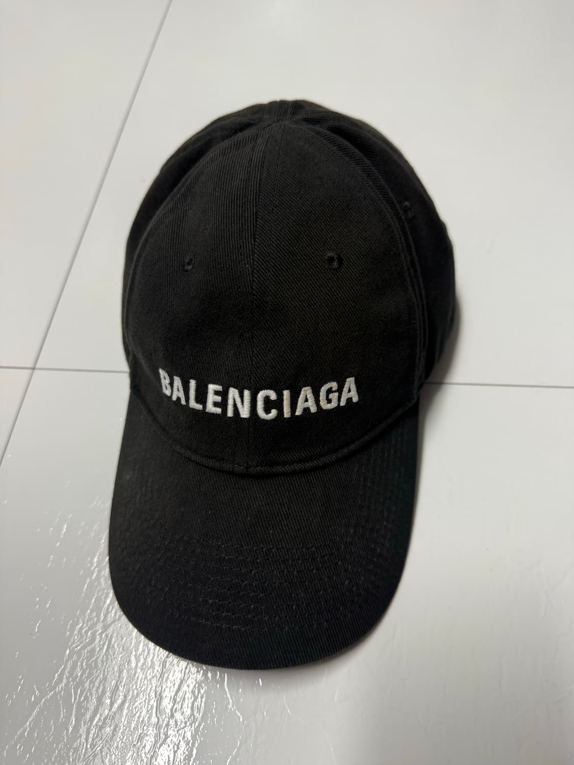 발렌시아가 로고 볼캡 모자 상품이미지1