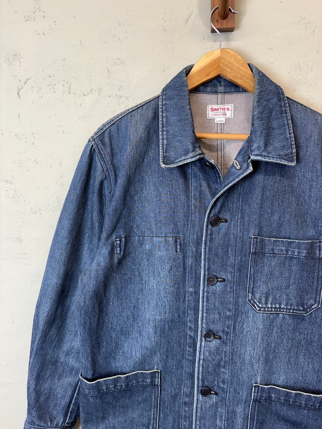 스미스 아메리칸 빈티지 데님 커버올 워크자켓 상품이미지6