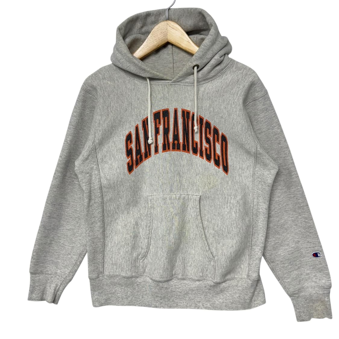 챔피온 리버스위브 샌프란시스코 아치로고 후드티 상품이미지1