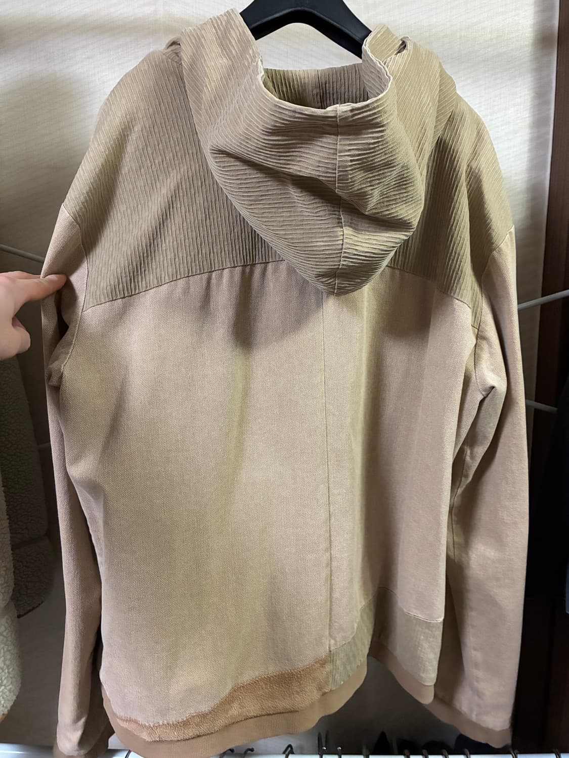 누피크 믹스 워싱 후드집업 1사이즈 상품이미지3