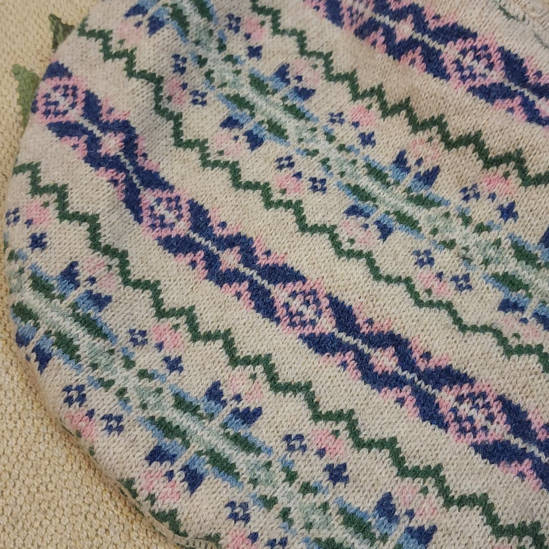 90s 폴로 페어아일 니트백 숄더백 토트 상품이미지3