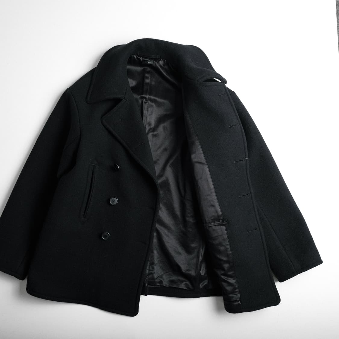 LENO 울 캐시미어 피코트 블랙 2(103-105)사이즈 상품이미지7