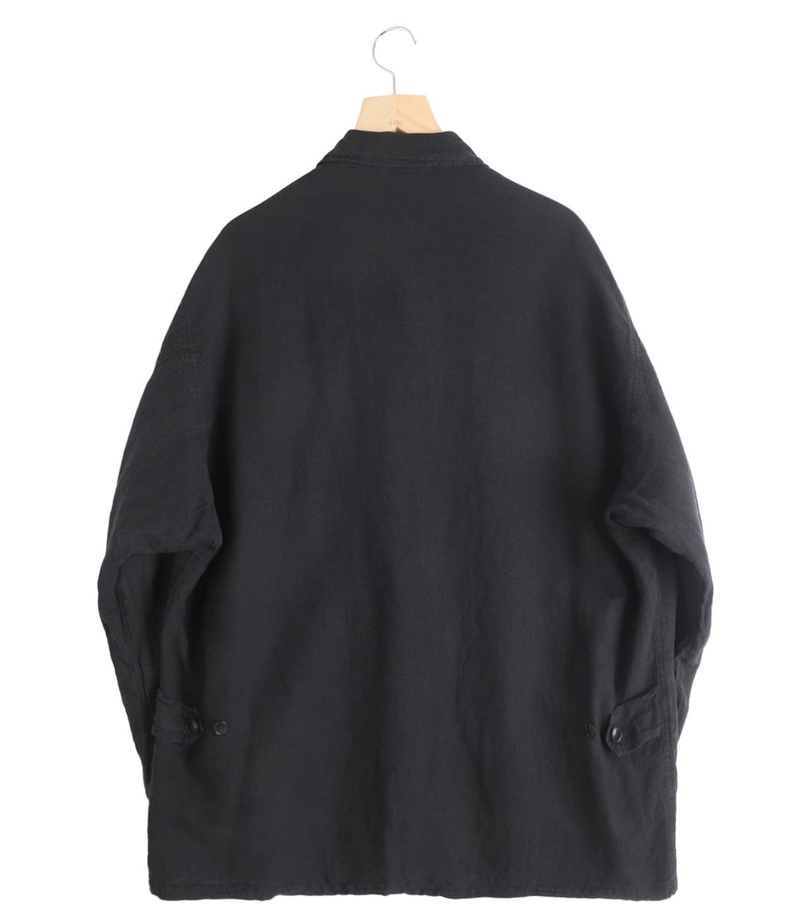 26SS Comoli 코모리 실크 코튼 B.D.U 자켓 페이드 블랙 상품이미지2